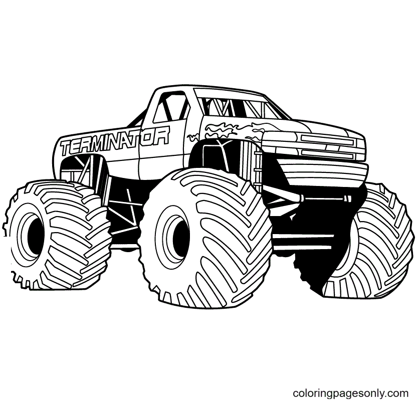 Monster Trucks movie printable, coloring, and activity sheets