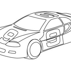 Racing Car Coloring Pages Printable for Free Download