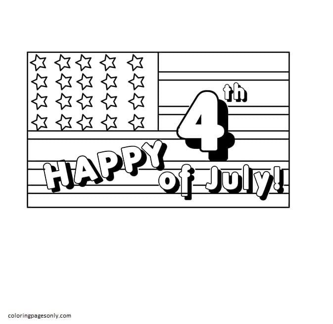 4th Of July Coloring Pages Printable for Free Download