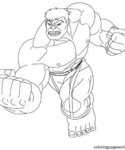 Hulk Coloring Pages Printable for Free Download