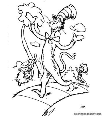 Dr. Seuss Coloring Pages Printable for Free Download