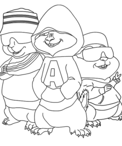 alvin and the chipmunks 2 the squeakquel coloring pages