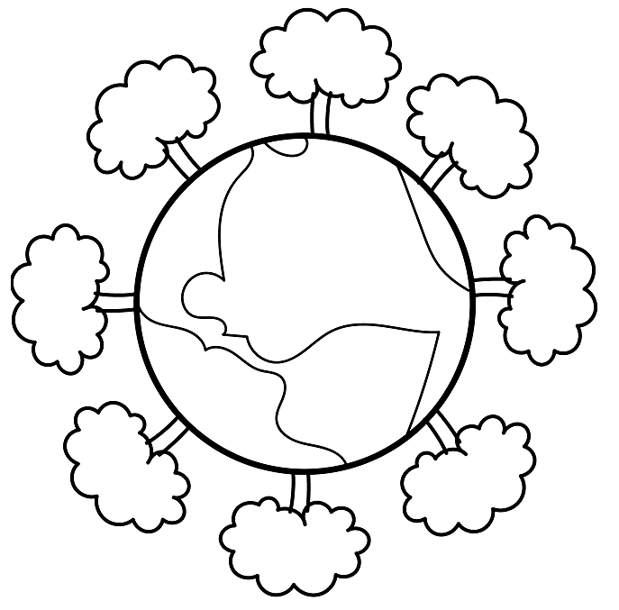 Earth Coloring Pages Printable for Free Download