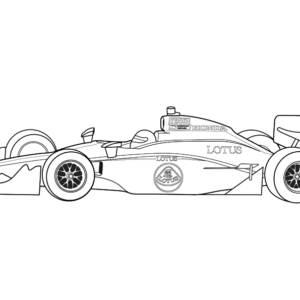 Racing Car Coloring Pages Printable for Free Download