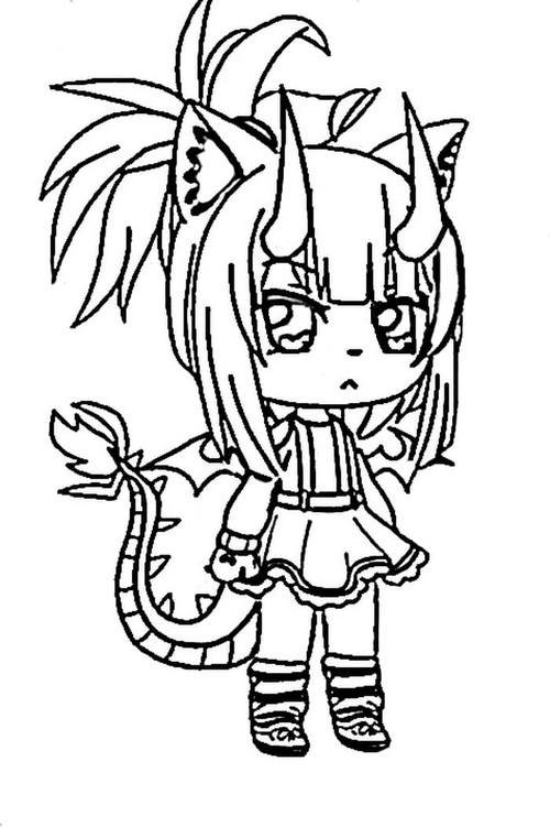 Gacha Life Coloring Pages  Unique Collection - Print for Free