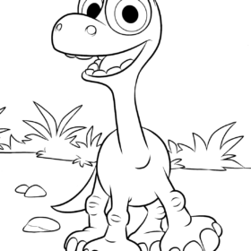 The Good Dinosaur Coloring Pages Printable for Free Download