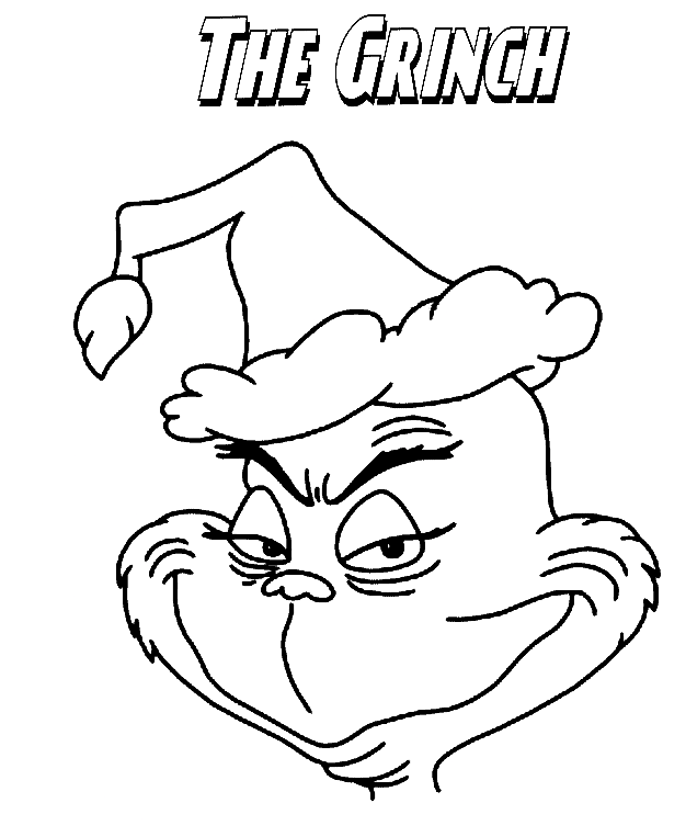 Grinch Coloring Pages for Kids, Girls, Boys, Teens Birthday School