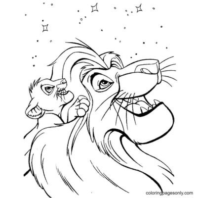 The Lion King Coloring Pages Printable for Free Download