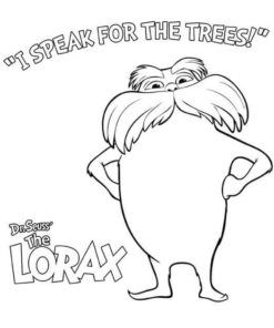 Lorax Coloring Pages Printable for Free Download