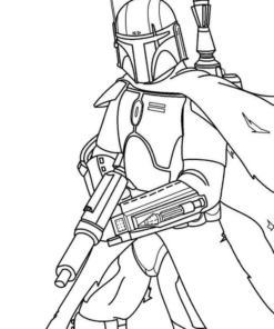 Mandalorian Coloring Pages Printable for Free Download