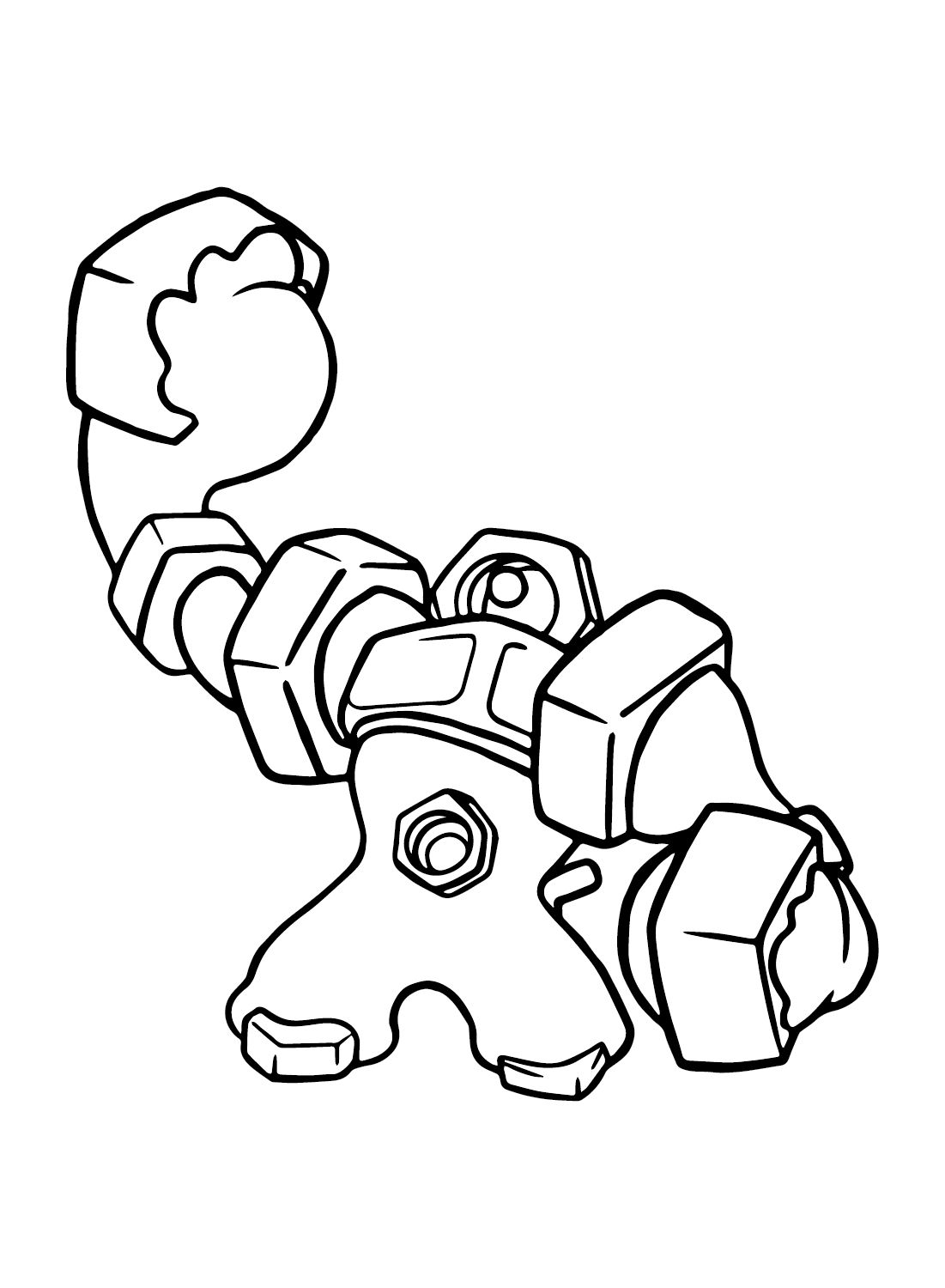 Melmetal Coloring Pages Printable for Free Download