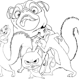 The Nut Job Coloring Pages Printable for Free Download