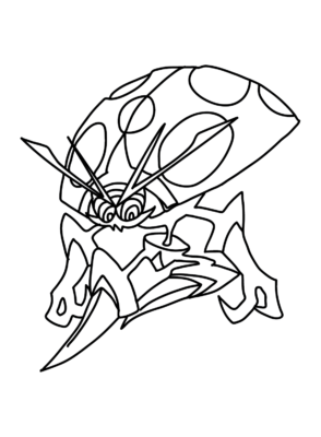 orbeetle coloring page to print pokemon