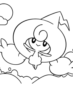 hattrem coloring page online pokemon