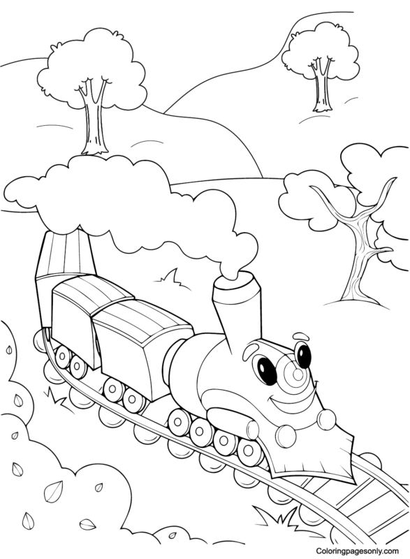 Polar Express Coloring Pages Printable for Free Download