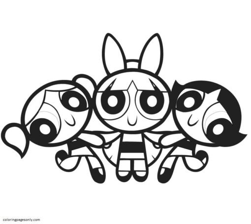 Powerpuff Girls Coloring Pages Printable for Free Download