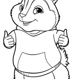 Alvin And The Chipmunks Coloring Pages Printable For Free Download