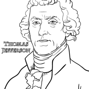 Thomas Jefferson Coloring Pages Printable for Free Download