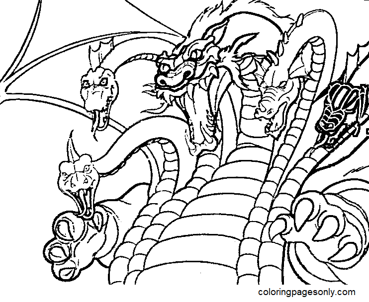 Dungeons & Dragons Coloring Pages Printable for Free Download