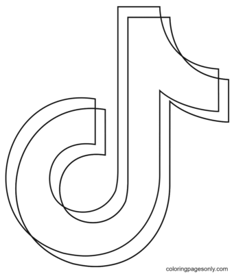 TikTok Coloring Pages Printable for Free Download