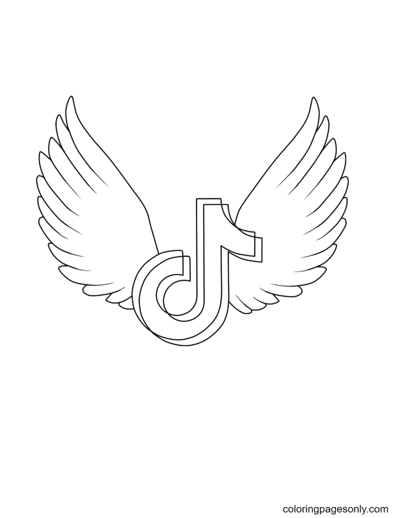 TikTok Coloring Pages Printable for Free Download