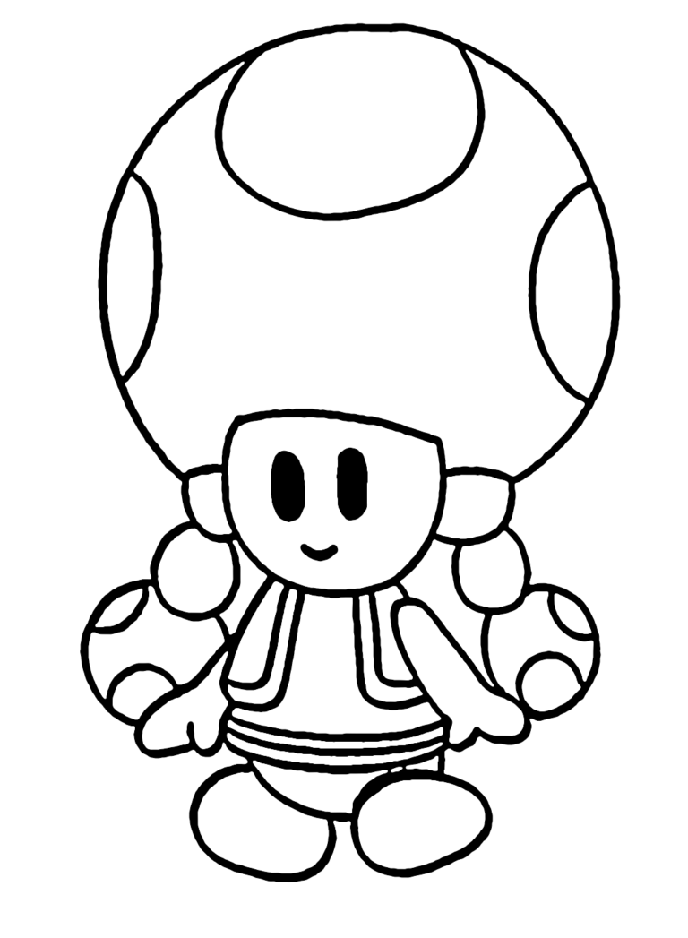 Toadette Coloring Pages Printable for Free Download