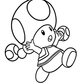 Toadette Coloring Pages Printable for Free Download