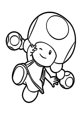 Toadette Coloring Pages Printable for Free Download