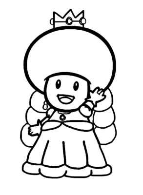 Toadette Coloring Pages Printable for Free Download