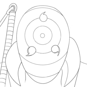 boruto is smiling Coloring Page - Anime Coloring Pages