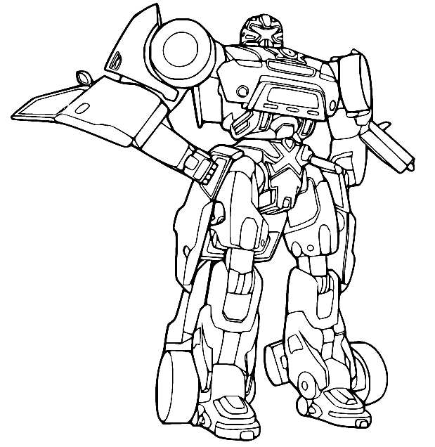 Tobot Coloring Pages Printable for Free Download