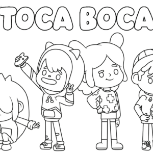 24 Toca Boca Coloring Pages (Free PDF Printables)