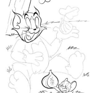 Tom And Jerry Coloring Pages Printable for Free Download