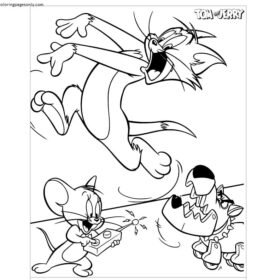 Tom And Jerry Coloring Pages Printable for Free Download