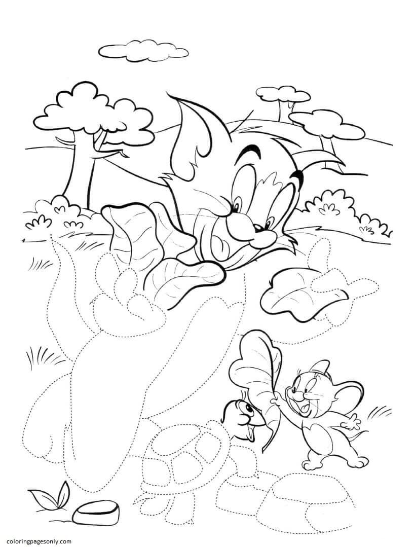 Tom And Jerry Coloring Pages Printable for Free Download