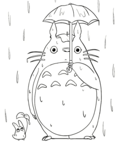 My Neighbor Totoro Coloring Pages Printable For Free Download