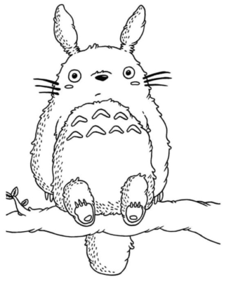 My Neighbor Totoro Coloring Pages Printable For Free Download