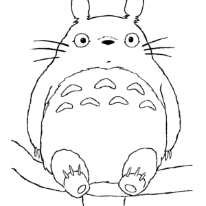 My Neighbor Totoro Coloring Pages Printable for Free Download