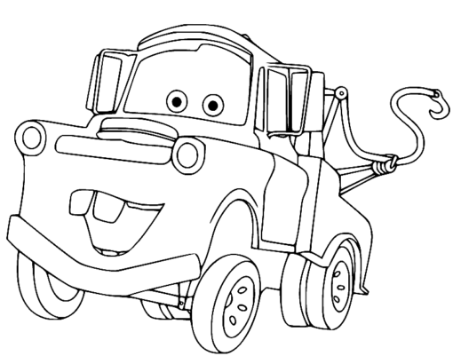 Mater Coloring Pages Printable for Free Download