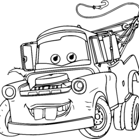 Mater Coloring Pages Printable for Free Download