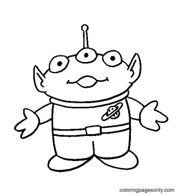 Alien Coloring Pages Printable for Free Download