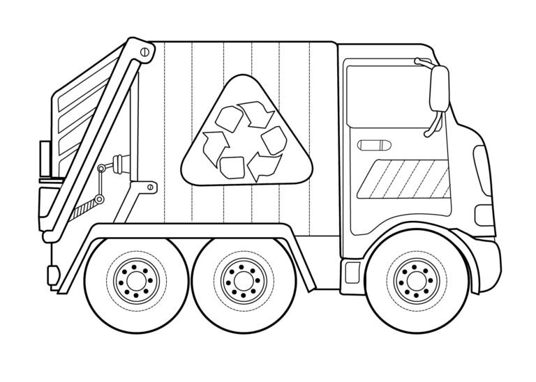 Recycling Coloring Pages Printable for Free Download