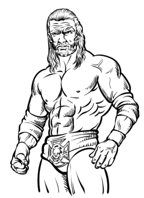 WWE Coloring Pages Printable for Free Download