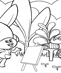 trolls the movie coloring pages