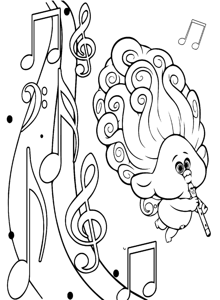 Trolls World Tour Coloring Pages Printable for Free Download