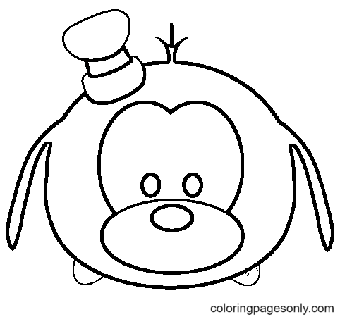 tsum tsum coloring pages free