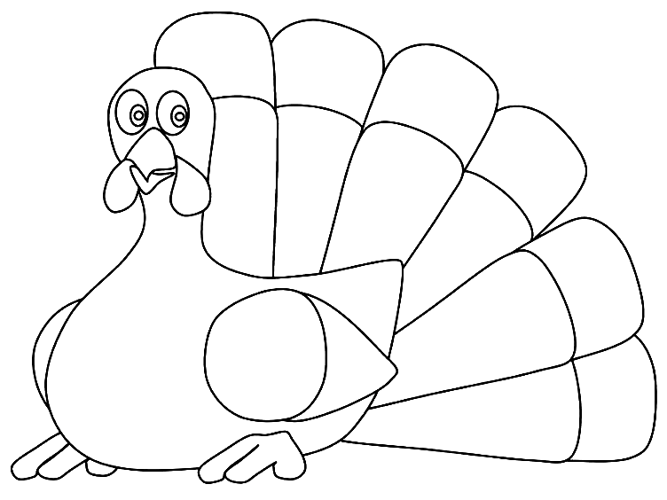 Turkey Coloring Pages Printable for Free Download