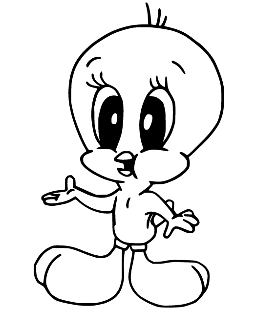 Tweety Coloring Pages Printable for Free Download