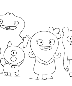 UglyDolls Coloring Pages Printable for Free Download