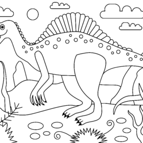 Spinosaurus Coloring Pages Printable for Free Download